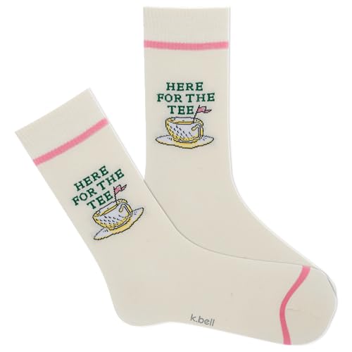 Image of K. Bell Women's Fun Sports & Outdoors Crew Socks - 1 Pairs - Cool & Cute Casual Novelty Gifts