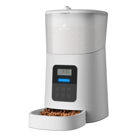 PETLIBRO Automatic Cat Feeder, 6L Auto Dry Food Dispenser with Twist Lock Lid for Naughty Pet, Low Food LED Indication with Clog-Free Design, Up to 50 Portion Control 6 Meals Daily for Dogs and Cats Cover