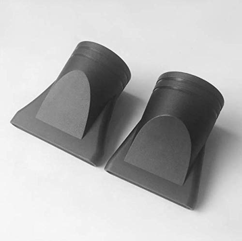 1Set(3PCS) Non-Universal Plastic Hair Dryer Diffuser Attachment Hair Dryer Nozzle Comb Concentrator Replacement Professional Barbershop Salon Tool Special for 4.5cm/1.7inch Blow Dry(Black) - Image 5