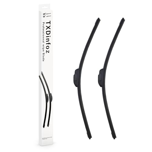 Essuie-glace silencieux TXDinfoz Plat pour trajets de nuit