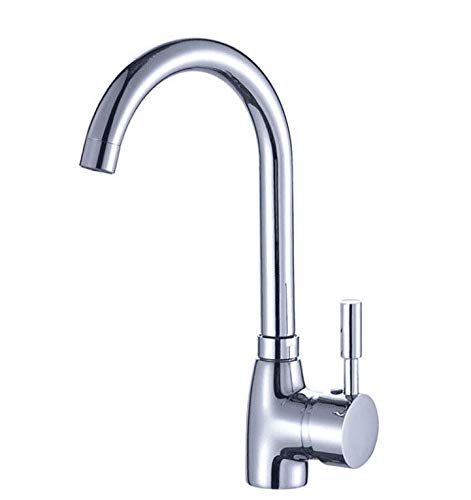 Robinet de cuisine pour lavabo et bassin avec tube rotatif 60 cm en alliage