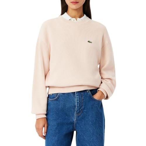 Image of Lacoste Women's Core Collection Regular Fit Crew Neck Long Sleeve Classic Sweater