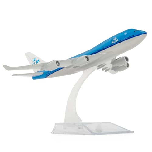 Modelo de avión de metal Boeing 747 Holland a escala 1/400 réplica de coleccionismo fundido a presión