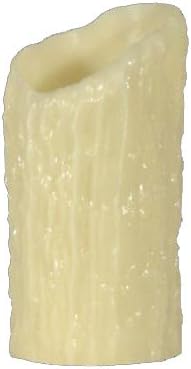B&P Lamp® Large Dia., Ivory Melting Candle Covers, 4" O.D. X 6" Ht. X 3 3/8" I.D.