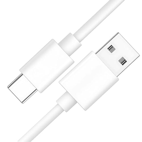 Image of Fast Charge Type-C data cable for Galaxy S21 FE - White 3.3ft, 27W Power Support, Fast Sync Cable, Data & Charging Cable