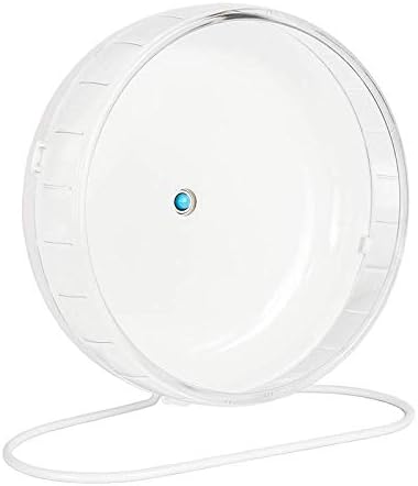 Rodinha Acrílica para Hamster com Suporte Jel Plast Branco