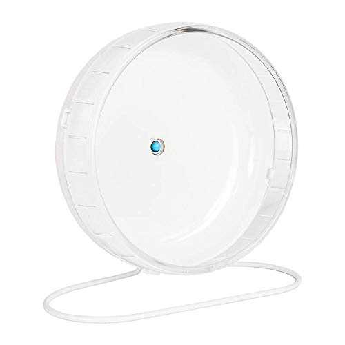 Rodinha Acrílica para Hamster com Suporte Jel Plast Branco
