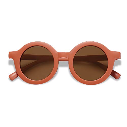Image of SOJOS Cute Round Polarized Sunglasses for Kids Girls Boys UV400 Protection De Sol Gafas Beach Holiday