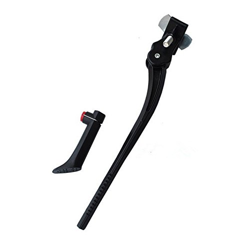 Bluesunshine Center Mount Bicycle Kickstand Adjustable Aluminum Alloy Bike Stand Fits For 24-28 Inch Bicycles (Black) #TOP3