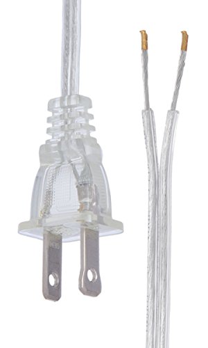 B&P Lamp Clear Silver Replacement Lamp Cord #TOP29