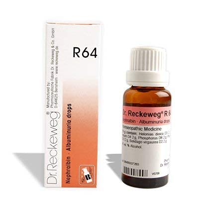 Dr. Reckeweg NWIL R64 Albuminuria Drop (22ml) Remedy