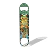 Stainless Steel Beer Bottle Opener,3D Stylish Frog Summer print Flat Bottle Openers, Speed Openers for Kitchen, Bar, Restaurant 7 inch-1pack