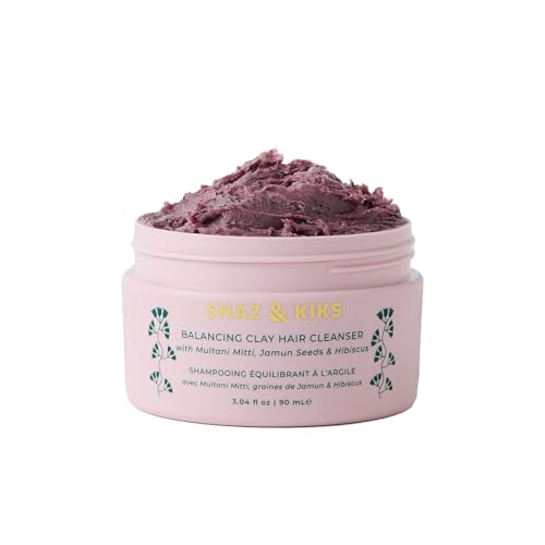 SHAZ & KIKS Balancing Clay Hair Cleanser, Sulfate-Free