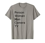 Todas las mejores palabras PERSONA MUJER HOMBRE CAMARA TV Bigly STABLE GENIUS LEADER POTUS Camiseta