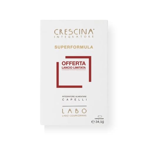 Labo Crescina SUPERFORMULA Integratore Capelli Riduce la Caduta Rinforza 60 Cpr Donna