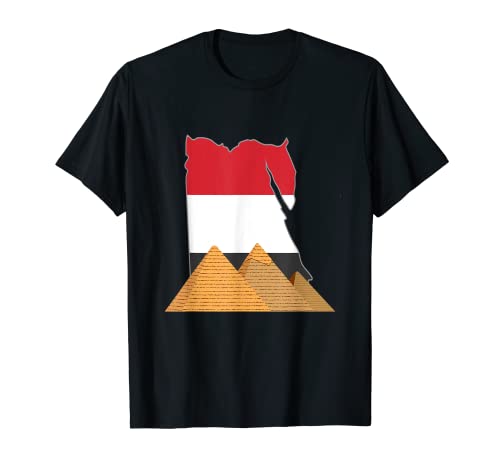 I love Egypt Souvenirs Tshirt- monumento de Egipto lindo Arte Camiseta