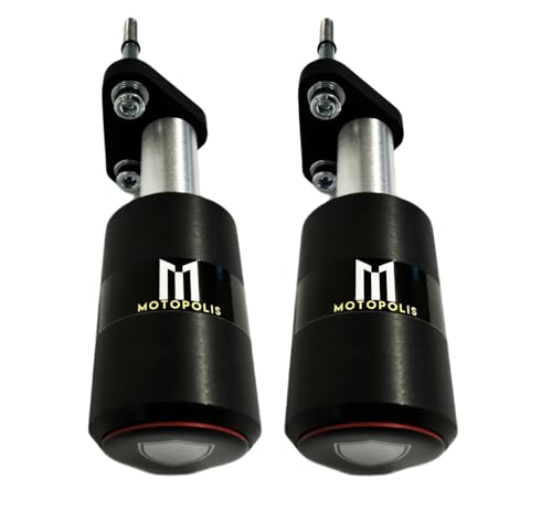 MotopoliS Suzuki GSF 600/1200 BANDIT 96-05 - Bumper de moto Negro Aluminio y nylon Fcil instalacin Protector frontal