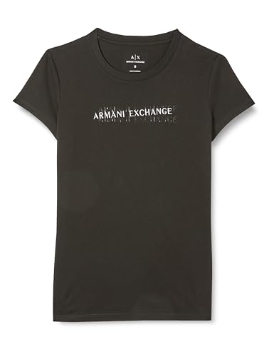 T-shirt Armani Exchange femme cintré avec logo en lettres