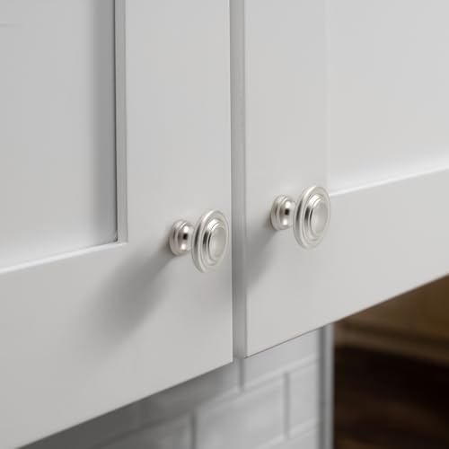 Prime-Line N 7372 Bi-Fold Door Knob, 1-11/16 in. Outside Diameter, Diecast, Satin Nickel Plated (Single Pack) by PRIME-LINE - Used condition - Image 3