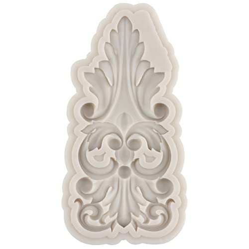 Baroque Style Curlicues Scroll Lace Silicone Fondant Molds Relief Flower Molds Filigree Mold For 3D Sculpted Cake Decoration Cupcake Topper Chocolate Gum Paste Candy Polymer Clay Set Of 7 - Image 5