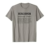 Homme BENJAMIN Prnom Dfinition | Synonyme Dieu - Drle Humour T-Shirt