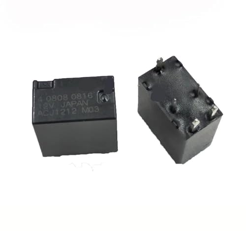 Relais 12V ACJ1212 pour carte d'ordinateur de bord automobile en lot de 10 pièces