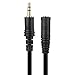 DTOL MC 3.5mm Audio Cable - 3.5mm TRS Female to Male 15ft Extension Cord for Microphones, Headphones, and More