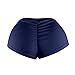 Women's Sexy Sports Briefs Ruched Butt Lifting Yoga Shorts Half Back Soft Panties Active Yoga Underwear