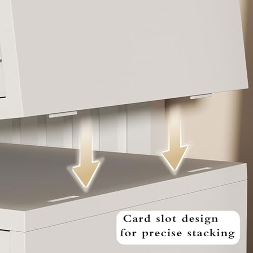 TapferBahn Rejilla para Horno microondas con cajón,Soporte microondas,Soporte microondas encimera,Soporte para microondas,Soporte microondas con Cajon,Adecuado para cocinas y áreas de Oficina. - imagen 4