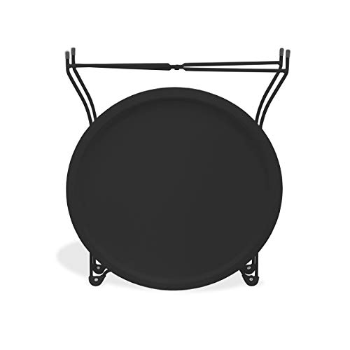 Atlantic 38435984 Metal Side Table - Stylish Folding Tray Table thumb #3
