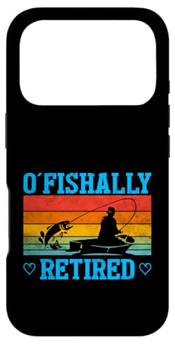 O-Fish-ally Retired Retro Fishing Retirement X}zP[X iPhone 17 Pro p