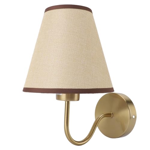 Lámpara de pared de lino para crear un ambiente relajante en la sala de estar 3