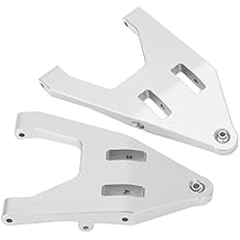 2PCS RC Front Lower Swing Arm Aluminum Alloy for Udirc UD1002 UD1002se Lightweight Fit Installation Silver