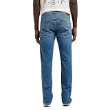 Lee Męskie dżinsy Daren, zamek błyskawiczny, krój regularny, prosty krój, proste nogawki, Denim Savant, 32W / 30L