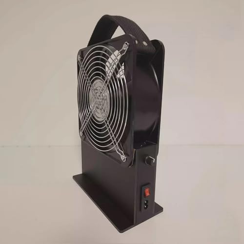 Toplionace Ventilador Multiusos de 220V CA para Baño, Alféizar de Ventana y Extracción de Humos de Soldadura. Diseño Vertical y Delgado.
