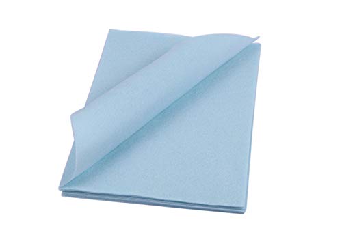 Feutre doux bleu clair YYCRAFT lot de 24 feuilles anti-effilochage pour découpe facile