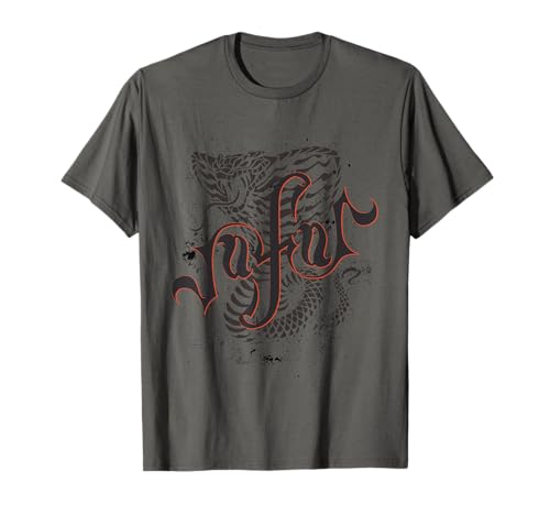 Image of Disney Aladdin Live Action Jafar Cobra Sketch Logo T-Shirt