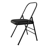 DimyFew Stabil Stuhl mit Polstung | Klappbar, Pilates-Stuhl, platzsparend, Möbel, für Zentrum, 1.5MM