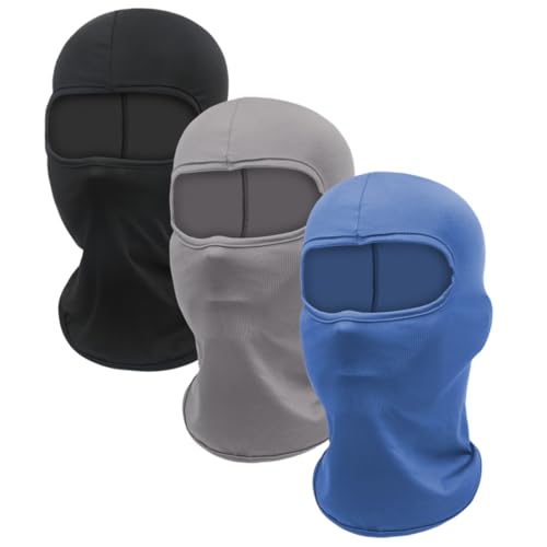 Maschera di Passamontagna, 3 Pezzi Passamontagna Balaclava con 3 Fori