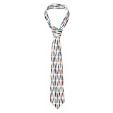 NImongt Moderne Krawatte im Retro-Stil mit Tropfenformen, für Herren, Business, Hochzeit, Party, Alltag, Freizeit, Party, vielseitiges Accessoire