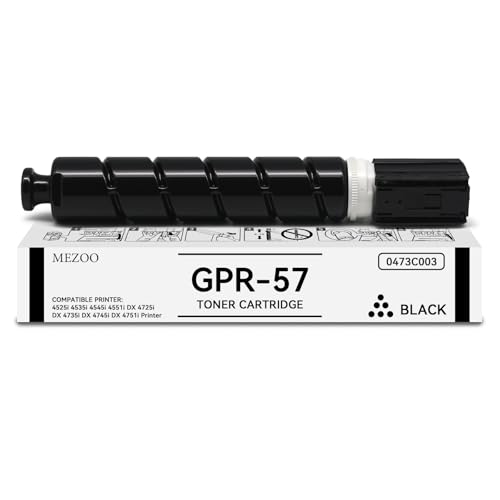 Image of GPR57 GPR-57 Black Toner Cartridge High Yield Compatible for Canon GPR57 0473C003 Toner Cartridge for ImageRunner Advance 4525i 4535i 4545i 4551i DX 4725i 4735i 4745i 4751i Printer(1 Pack,42100 Pages)