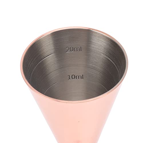Jigger para Bartender, Jigger de coquetel duplo, Jigger japonês de aço inoxidável 30 ml a 60 ml com