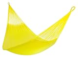 AWHZngE Camping Hammocks for Adults Tree Hammocks for Outside Hammock by, Fits 1-2 PPL, 400lb Max - Super Strong, Easy to Hang, Soft for Terrace, Outdoor(Yellow)
