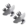 8E0857562A 8E0857562 Interior Sun Visor Clips Base Makeup Mirror Fixing Bracket Compatible with A1 A3 A4 A5 Q3 Q5 TT RS4 Quattro RS5 2013-2016 (Grey)