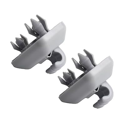 8E0857562A 8E0857562 Interior Sun Visor Clips Base Makeup Mirror Fixing Bracket Compatible with A1 A3 A4 A5 Q3 Q5 TT RS4 Quattro RS5 2013-2016 (Grey)