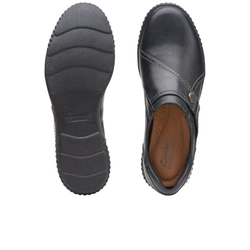 Clarks Clarks Women's Caroline Pearl Loafer, Black, 7.5 US