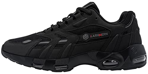 Larnmern Non Slip Work Shoes For Men Fashion Sneakers Kitchen Chef Slip Resistant Shoe Waterproof Food Service Walking And Casual Air Cushion Working Footwear/Black/11 #TOP22