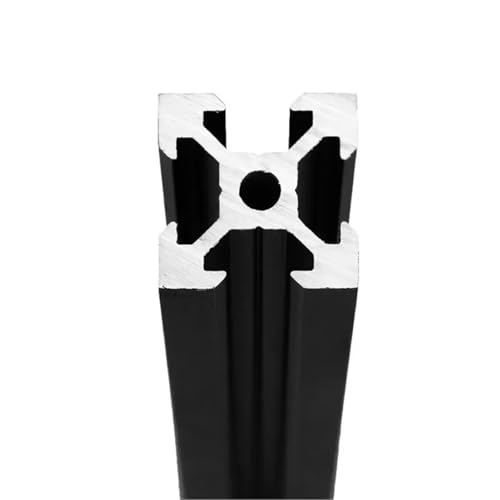 Perfil extrusión 2020 V-slot negro anodizado de alta resistencia estructural 7