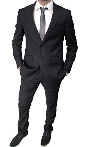 Robe complète homme pour mariage et soirée décontractée noir - 2