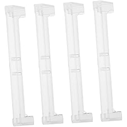 Persianas En Esquina DECHOUS 4 Piezas Conector De Esquina Persiana Vertical Tapa Ciega Vertical L Esquinas De Cenefa Ar Cenefas Cenefa De Ventana De Esquina Listones El Plastico Persianas